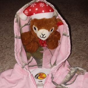 Realtree girls camo zip up pink hoodie